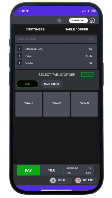 Delta Point of Sale Screenshot