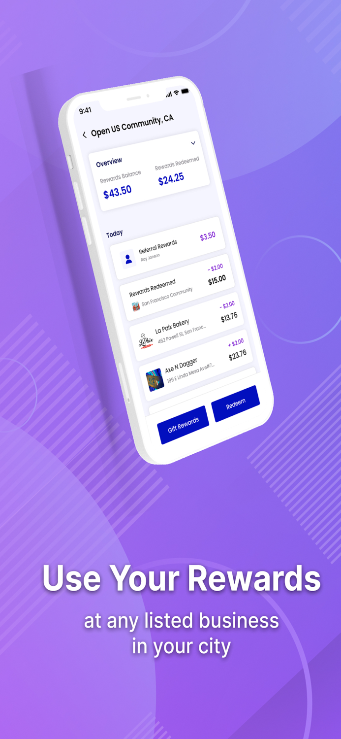 Open Rewards Shop Local