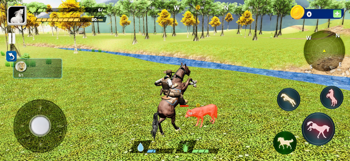 Wild Horse Survival Simulator