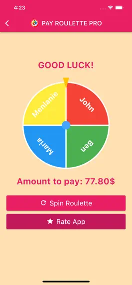 Game screenshot Pay Roulette Pro apk