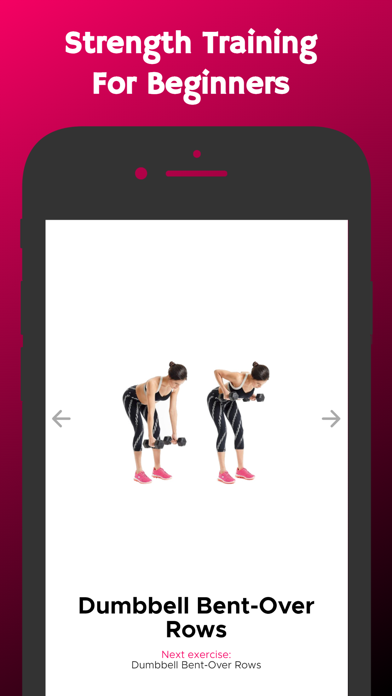 Weight Training Plan for Women Screenshot