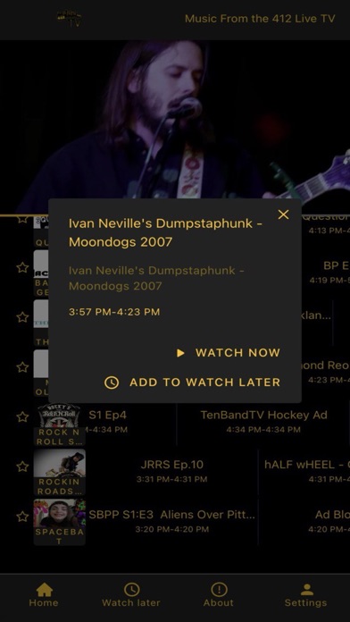 Music From the 412 Live TV Screenshot 2 - AppWisp.com Music From the 412 Live TV Screenshot 2 - AppWisp.com