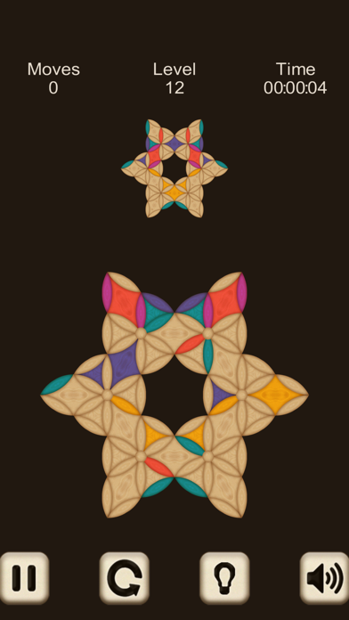 Hard Wood Puzzle. Triangle Screenshot