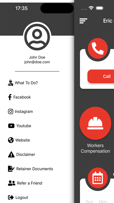 Eric Palacios Legal App Screenshot