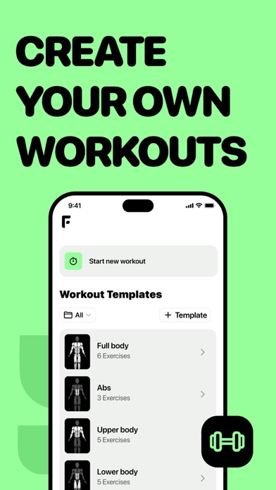 Forte Gym & Workout Planner Screenshot