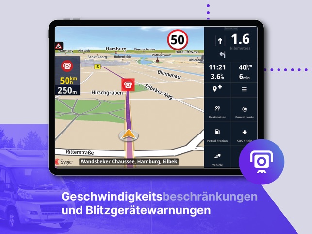 Sygic LKW Wohnmobil Navigation im App Store