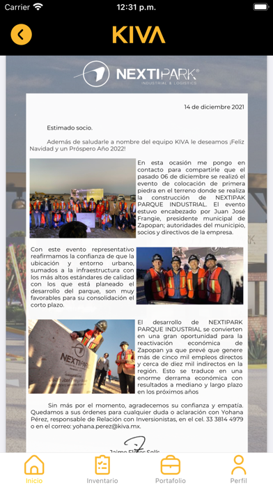 Kiva Screenshot