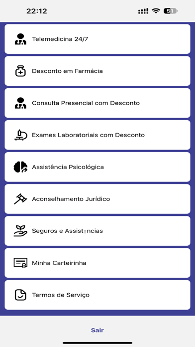 Melhora Serviços de Bem-Estar Screenshot