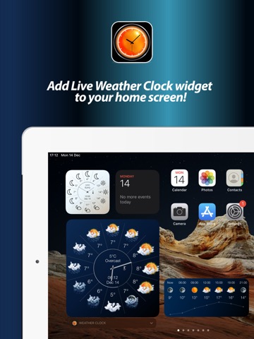 날씨 & 시계 위젯·아름다운날씨 시계 위젯のおすすめ画像1