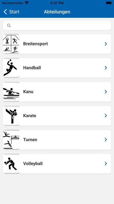 Sportverein Heiligenhaus e.V. Screenshot