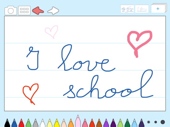 Writing pad for Kid & Toddler iPad screenshot 4 - Education app