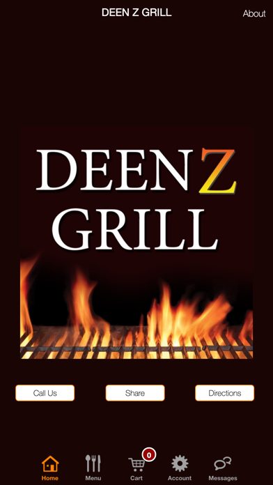 DEENZ GRILL APP Screenshot