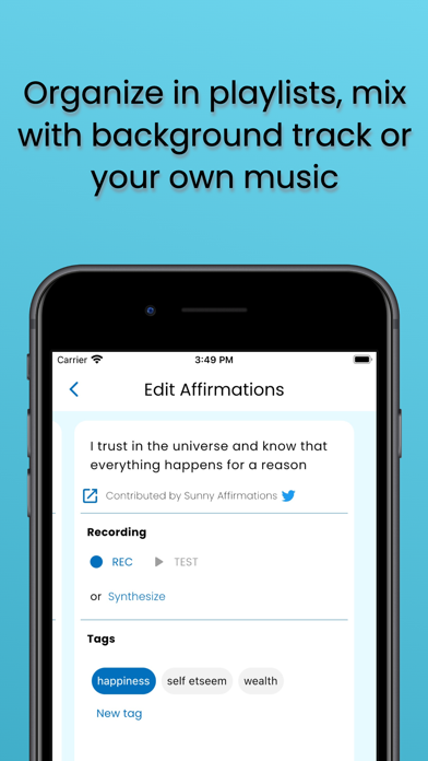 Sunny Affirmations Screenshot