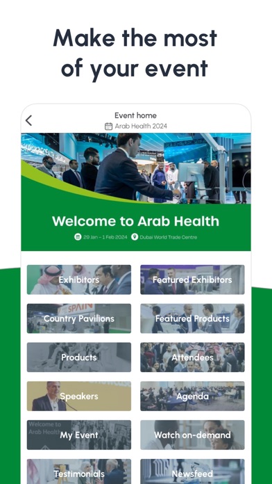 Arab Health 2024 Screenshot