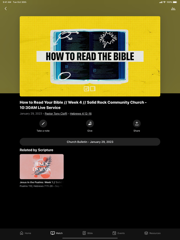 Solid Rock - West Unity