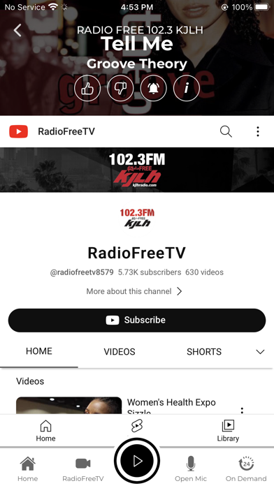 102.3 RadioFree KJLH Screenshot
