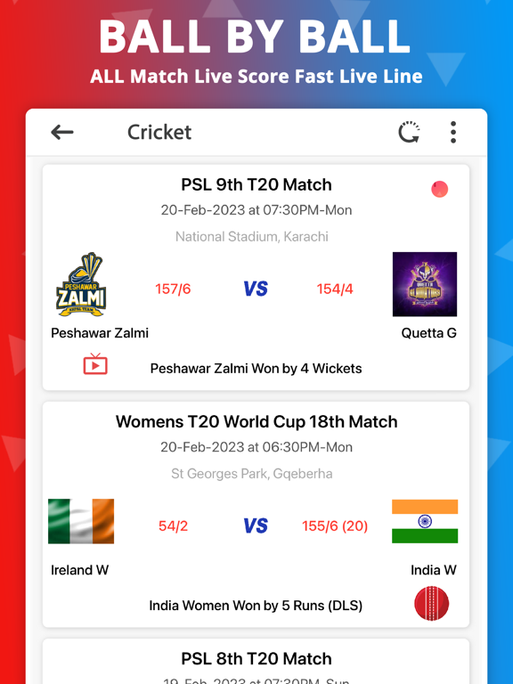 Screenshot #4 pour IPL Live - Cricket Live Score