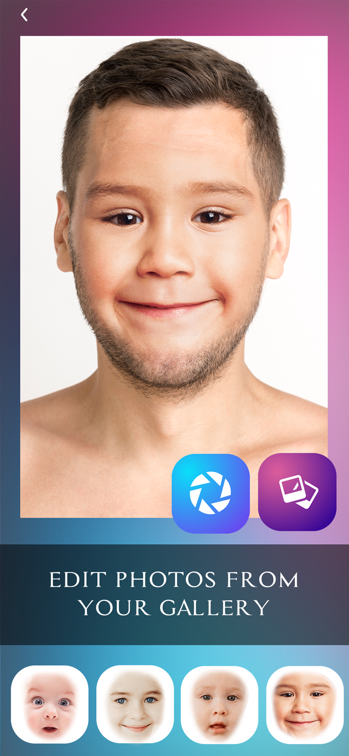 Make Me Young Funny Selfies