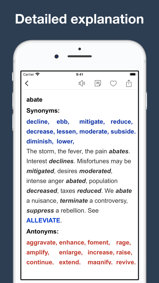 #8. Explanatory Thesaurus (iOS) 由: Thanh Nguyen