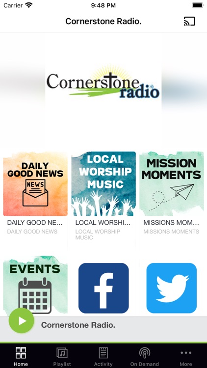 Cornerstone Radio.