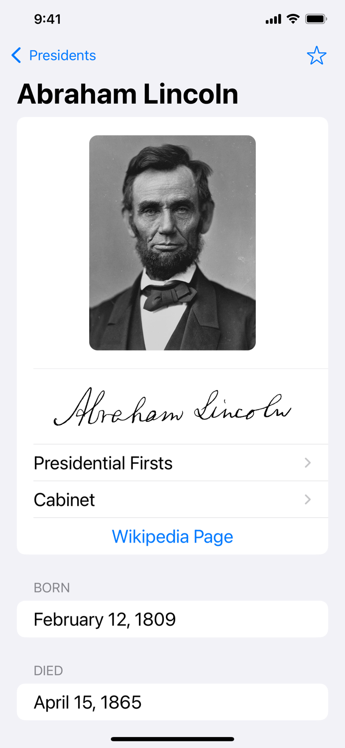 Presidents of United States