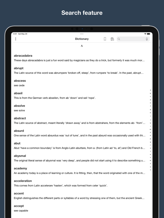 Screenshot #4 pour English Origin Dictionary