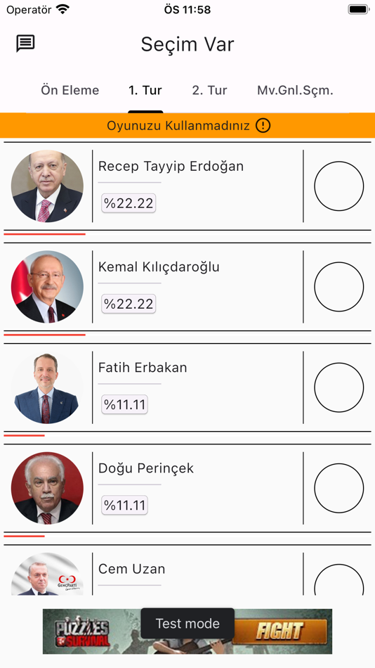 #1. Seçim Var (iOS) Podle: Veysel Karabacak
