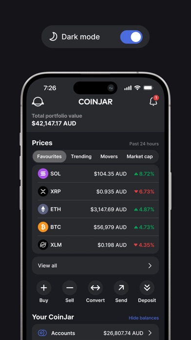 CoinJar: Buy Bitcoin Instantly Screenshot