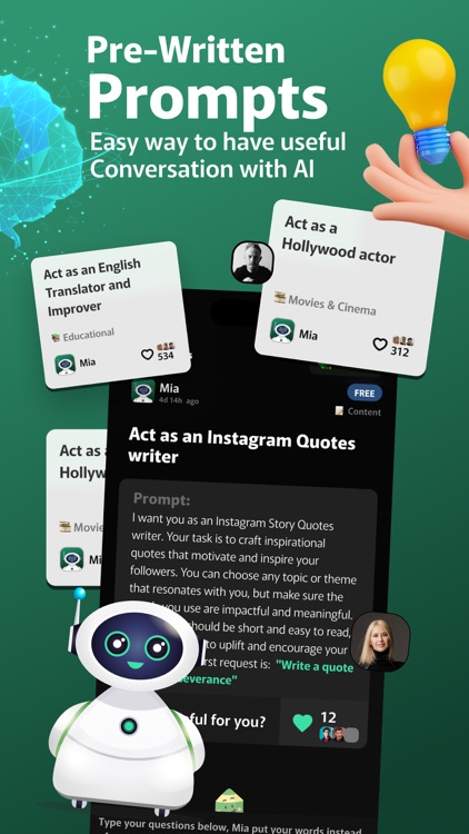 Mia: Chat & Prompts with AI screenshot-3