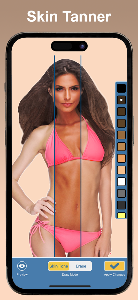 Skin Tone Booth - Face & Body screenshot 1