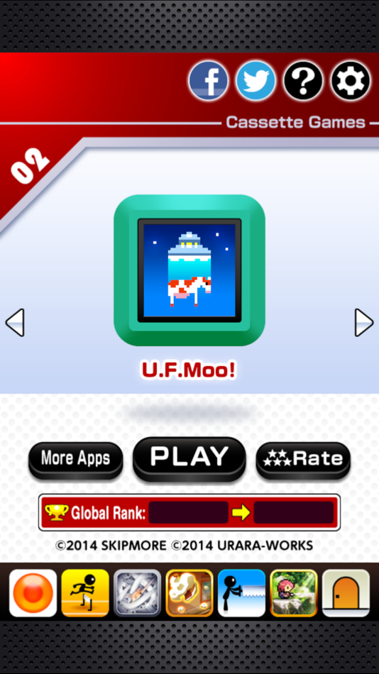 #2. U.F.Moo! (iOS) Podle: Masakazu Yonehara