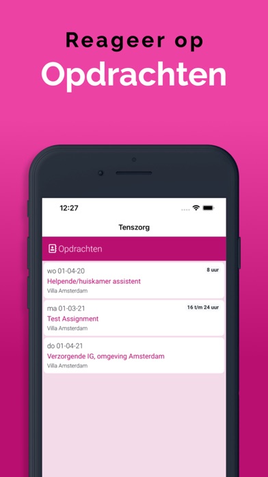 Tenszorg Screenshot