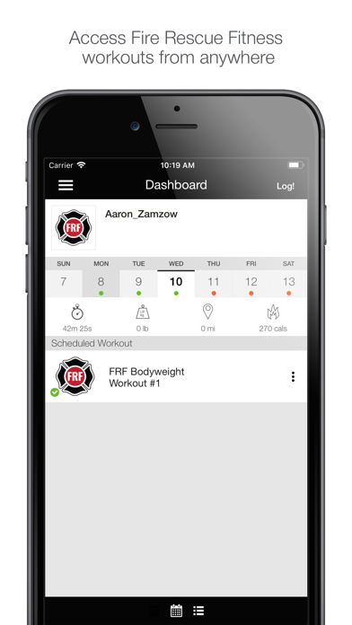Fire Rescue Fitness Screenshot