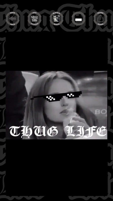 Thug life photo stickersのおすすめ画像5