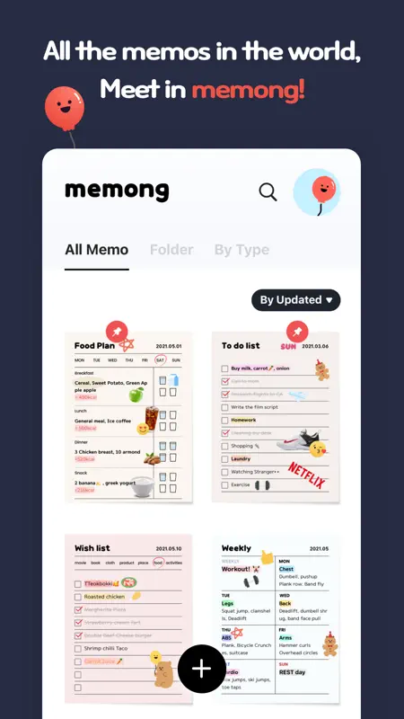 Memong: Notes & Planner screenshot 1 of 9