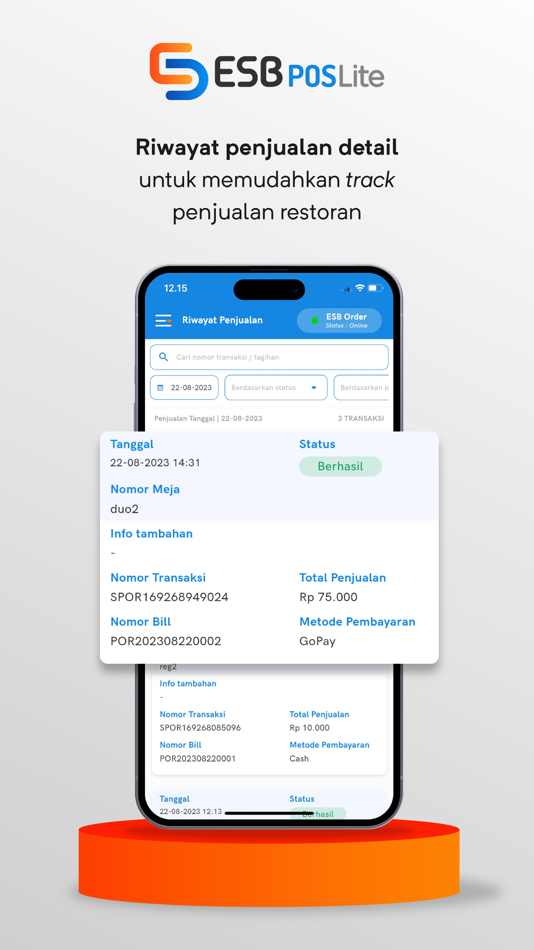 #3. ESB POSLite (iOS) By: PT Esensi Solusi Buana