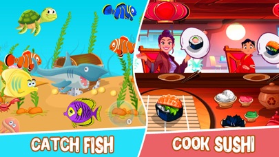 Sea Fishing - Fun Cooking Game Screenshot