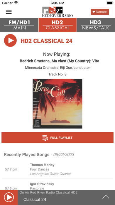 Red River Radio Screenshot