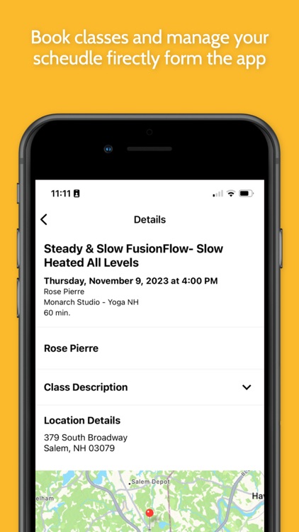 Monarch Yoga Studio NH screenshot-3