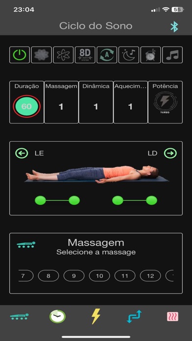 Ciclo do Sono BTvibro Screenshot