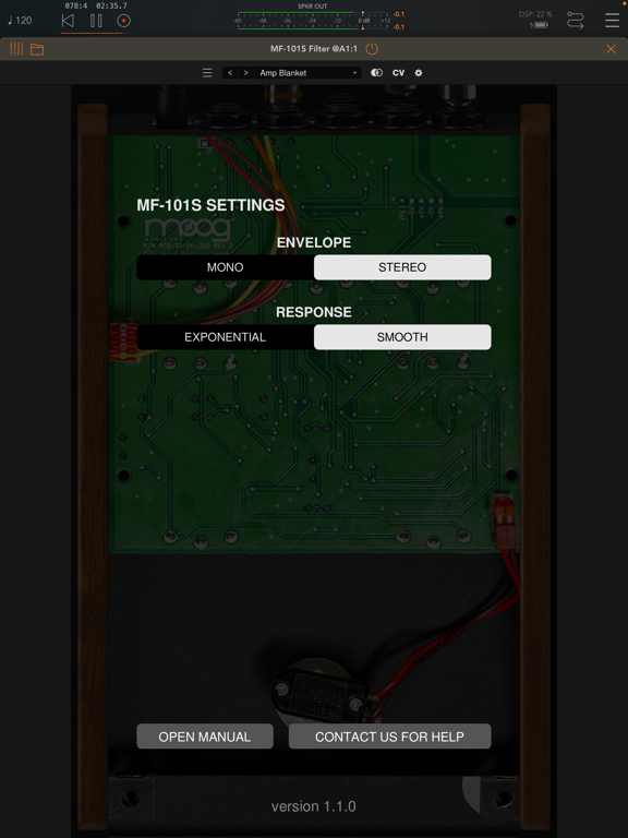 Screenshot #6 pour MF-101S Lowpass Filter