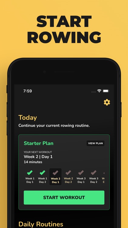 Start Rowing: Workouts Coach
