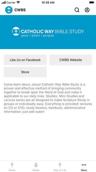 Catholic Way Bible Study Screenshot