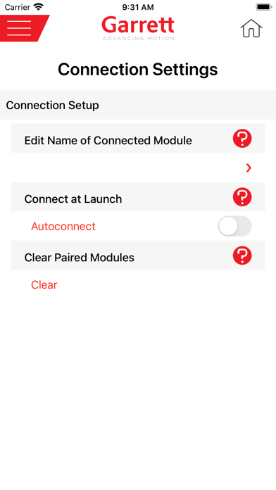 Screenshot 4 of Garrett Motion G-Smart Module App