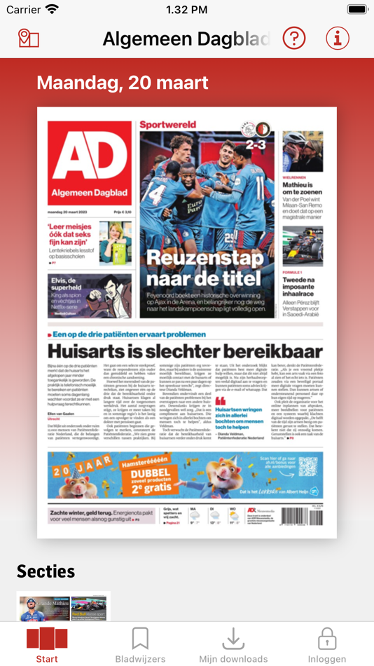 AD - Digitale krant - 13.25.0 - (iOS)