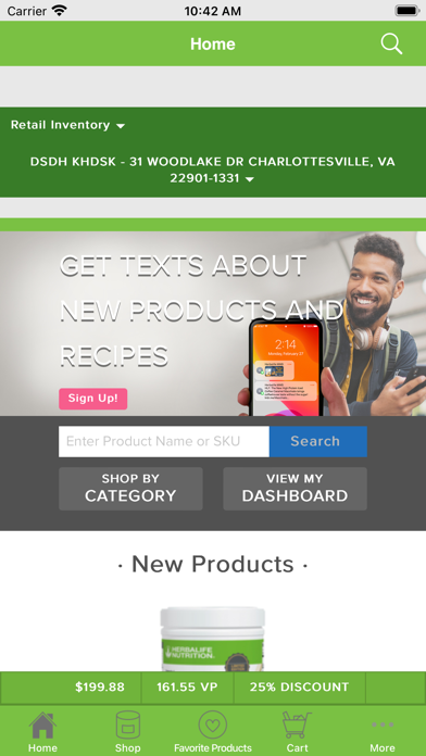Herbalife Shop Screenshot