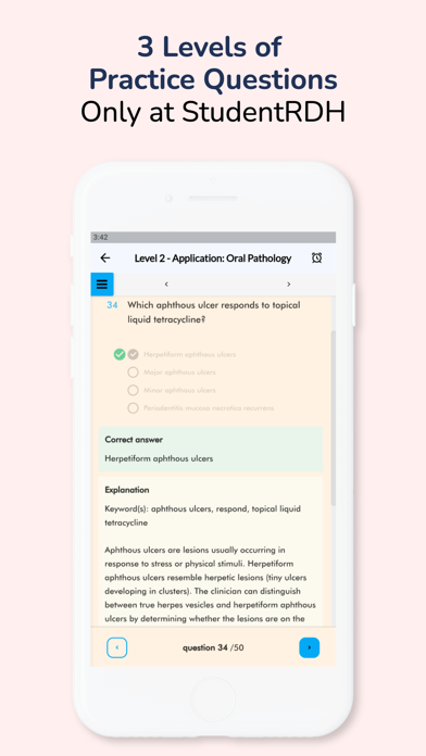 StudentRDH Dental Hygiene Screenshot