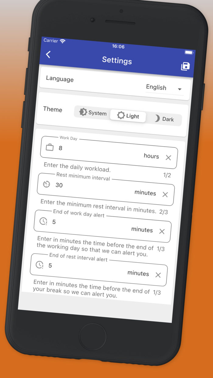 TimeControl Personal Control