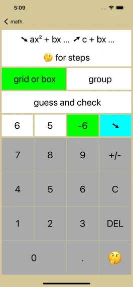 Game screenshot Quadratic Factoring mod apk