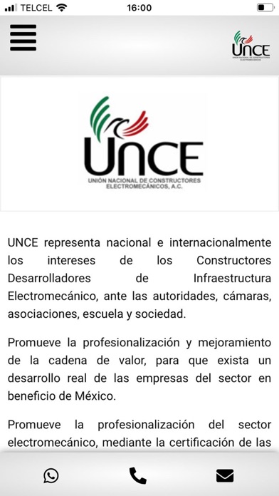 UNCE Screenshot